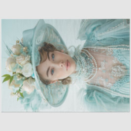 デコページヴィンテージレディフランスの・オブ・エラファッション 薄葉紙