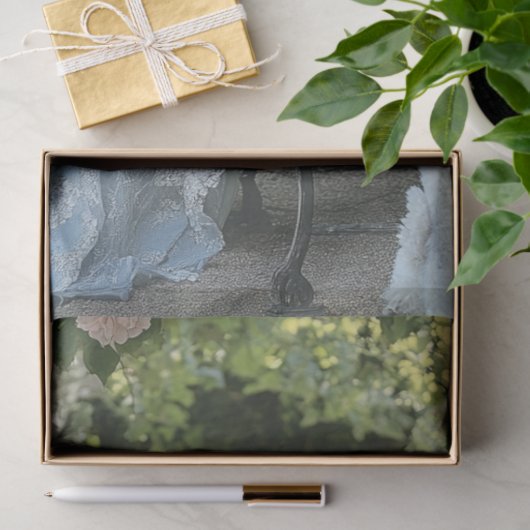 デコページヴィンテージレディーインガーデン&プードルイザベラ 薄葉紙 (ギフト)