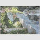 デコページヴィンテージレディーインガーデン&プードルイザベラ 薄葉紙 (正面)