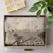 デコページヴィンテージレースのトリム 薄葉紙 (ギフト)