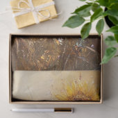 デコページヴィンテージ絵を描のヒマワリとワイルドフラワー 薄葉紙 (ギフト)