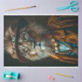 デコページヴィンテージ装束カリスマ獅子 薄葉紙 (クラフト)