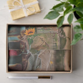 デコページヴィンテージ錆びたトラックハイランドカウズ 薄葉紙 (ギフト)