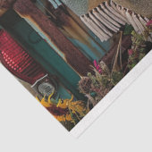 デコページヴィンテージ錆びたトラックハイランドカウズ 薄葉紙 (詳細)