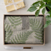 デコページ上の緑と黄色の葉パロット 薄葉紙 (ギフト)