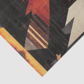 デコページ先住民アメリカ壁紙デザイン 薄葉紙 (詳細)