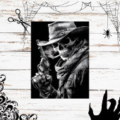 デコページ喫煙ゴシック骨格カウボーイガンズリンゲ 薄葉紙