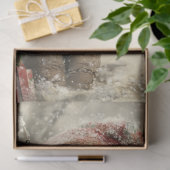 デコページ小さな女の子の服装のクリスマス 薄葉紙 (ギフト)