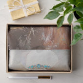 デコページ小さな女の子ライディングホースロデオアリーナ 薄葉紙 (ギフト)