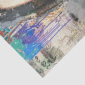 デコページ抽象芸術ウーマン60の喫煙 薄葉紙 (詳細)