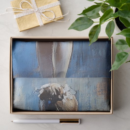 デコページ抽象芸術バレエダンサー 薄葉紙 (ギフト)