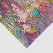 デコページ抽象芸術バレリナ鮮やかカラー 薄葉紙 (詳細)