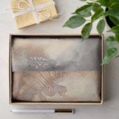 デコページ抽象芸術フェイクバックグラウンド黒さび 薄葉紙 (ギフト)