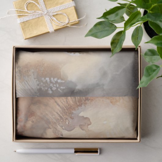 デコページ抽象芸術フェイクバックグラウンド黒さび 薄葉紙 (ギフト)