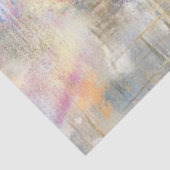 デコページ抽象芸術ブルーピンクパープルイエローデザイン 薄葉紙 (詳細)