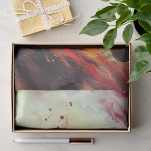 デコページ抽象芸術ポートレートジョッキーホースライダー 薄葉紙 (ギフト)