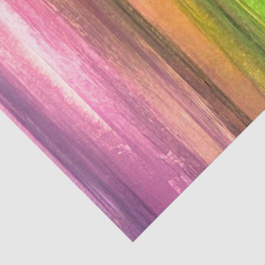 デコページ抽象芸術レインボーパープルイエローグリーン 薄葉紙 (詳細)