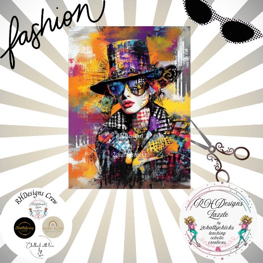 デコページ抽象芸術レディードッ鮮やかシュ 薄葉紙