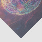 デコページ抽象芸術白熱［赤熱］光を放つライトヒト姿 薄葉紙 (詳細)