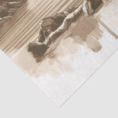 デコページ海セーリング船の水色 薄葉紙 (詳細)