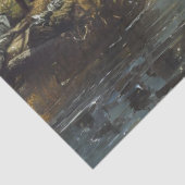 デコページ狩り魚釣りエルクマウンテンズスノー 薄葉紙 (詳細)