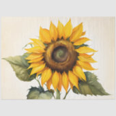 デコページ用の大きなひまわりティッシュペーパー 薄葉紙 (正面)