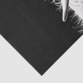 デコページ白黒ハイランドカウインクスケッチ 薄葉紙 (詳細)