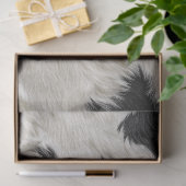 デコページ白黒牛革 薄葉紙 (ギフト)