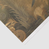 デコページ紙スチームパンク植物花 薄葉紙 (詳細)