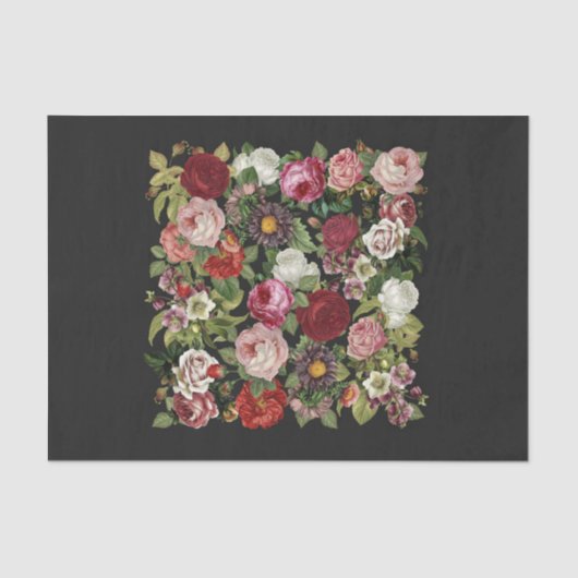 デコページ紙10"x15" – ブラックシリーズ1 薄葉紙 (正面)