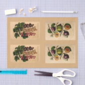 デコページ紙10"x15" – ボタニカルアート39 薄葉紙 (クラフト)