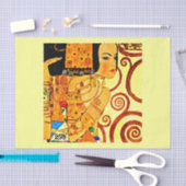 デコページ紙10"x15" - Gustavクリムト3 薄葉紙 (クラフト)