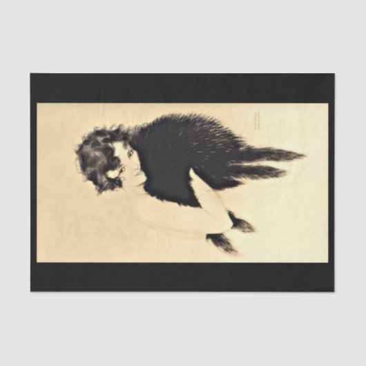 デコページ紙10"x15" - Raphael Kirchner 26 薄葉紙 (正面)