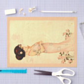 デコページ紙10"x15" - Raphael Kirchner 7 薄葉紙 (クラフト)