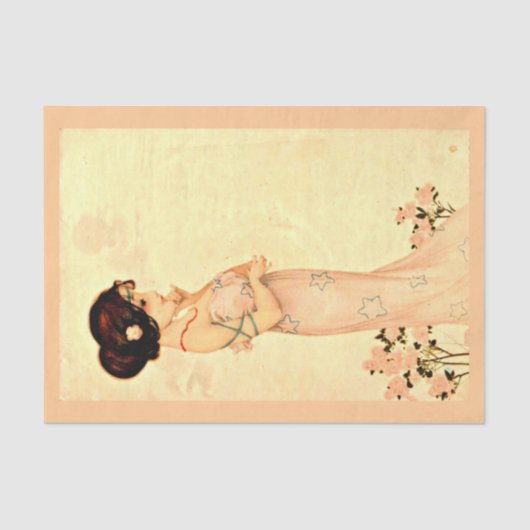 デコページ紙10"x15" - Raphael Kirchner 7 薄葉紙 (正面)