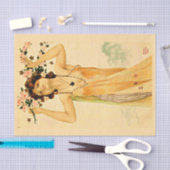 デコページ紙10"x15" - Raphael Kirchner 9 薄葉紙 (クラフト)