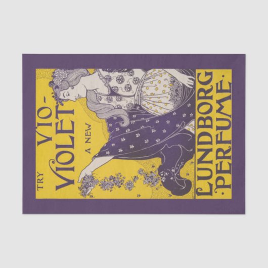 デコページ紙10"x15" - Vintage Ad 1 薄葉紙 (正面)