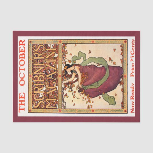 デコページ紙10"x15" - Vintage Ad 3 薄葉紙 (正面)