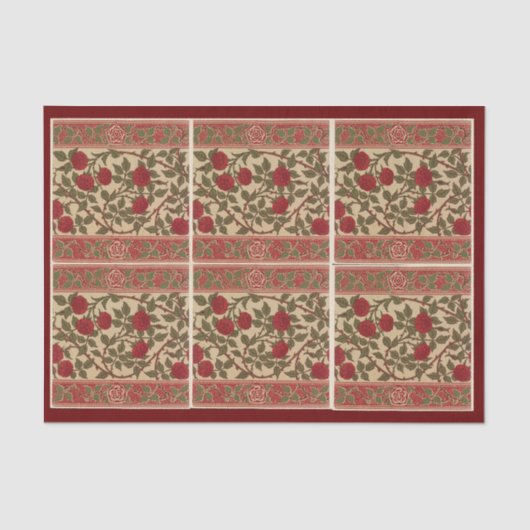 デコページ紙10"x15" - Walter Crane 1 薄葉紙 (正面)