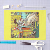 デコページ紙10"x15" - Walter Crane 3 薄葉紙 (クラフト)