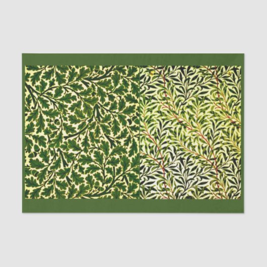 デコページ紙10"x15" - William Morris 15 薄葉紙 (正面)