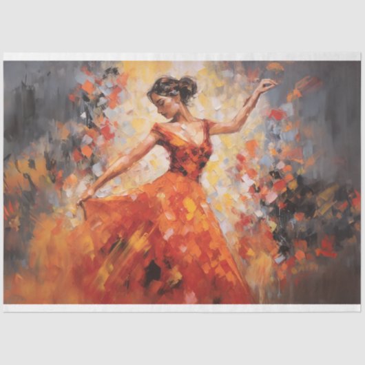 デコページ紙，ラッピング紙 – 夢のミューズ4 薄葉紙 (正面)