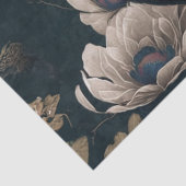 デコページ紙、ラッピング紙- 威厳のある Peacock 薄葉紙 (詳細)