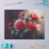 デコページ紙、ラッピング、エンチャントバラガーデン2 薄葉紙 (クラフト)