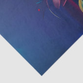 デコページ紙，ラッピング – フローラ万華鏡のように千変万化するパターン1 薄葉紙 (詳細)