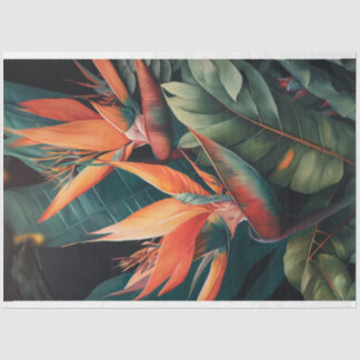 デコページ紙，ラッピング， – 咲く壮麗3 薄葉紙