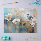 デコページ紙，ラッピング – 植物学の複雑さ1 薄葉紙 (クラフト)