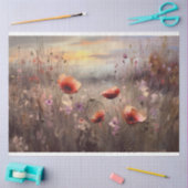 デコページ紙-花びらのウィスパー1 薄葉紙 (クラフト)