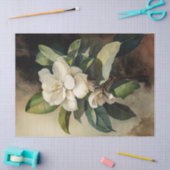 デコページ紙-花びらの交響曲1 薄葉紙 (クラフト)