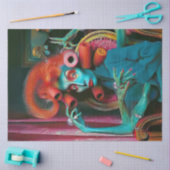 デコページ誇張された注目お洒落者 薄葉紙 (クラフト)